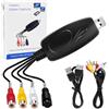 TCNEWCL Grabber Video Scheda di acquisizione video RCA a USB 2.0, VHS VCR TV a DVD Converter, supporto per Windows 7 8 10 Mac OS X PC