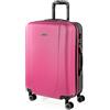 ITACA Tiber, Luggage Suitcase Unisex, Fucsia/Antracite, Valigia mediana