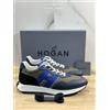 Hogan H601 uomo sneaker Pelle Blu memory foam Luxury Hogan Men Shoes 40
