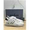 Hogan H580 uomo sneaker Pelle Bianco Dust memory foam Luxury Hogan Men Shoes 44