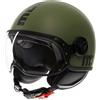 Momo design Casco Moto Jet Momo Design FGTR CLASSIC Mono Verde Militare