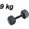 Toorx Fitness Manubrio Esagonale Gommato -9 kg. Linea Toorx Absolute cod.COD.AMEG-9