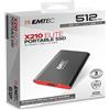 Emtec - X210 External - 512GB - Cover Protettiva in silicone - ECSSD512GX210 ECSSD512GX210