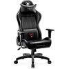 DIABLO X-One 2.0 Sedia da Gaming Gamer Chair Poltrona Ufficio Scrivania Braccioli Regolabili Design Ergonomico Supporto Lombare Funzione di Inclinazione King (XL) Nero