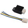 GOOFIT 4 Pin 12V AC Tensione Regolatore Rettificatore con 4 Fili Sostituzione per Motocicletta ATV Scooter Go Kart