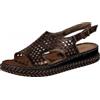 Manitu 910208-01, Sandali Donna, Nero, 38 EU