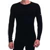 Enrico Coveri 3 Pezzi Maglia Girocollo Coveri Uomo Manica Lunga ET1004 in Cotone Bielastico, Nero, 3/S