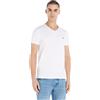 Tommy Hilfiger T-Shirt Maniche Corte Uomo Core Stretch Scollo a V, Bianco (White), S