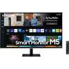 SAMSUNG SMART MONITOR M5 32" LCD FULL HD CON APP STORE STREAMING WIFI GAMING-