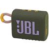 JBL Go 3: altoparlante portatile con Bluetooth, batteria integrata, impermeabile e antipolvere, verde
