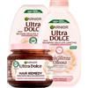 Garnier Ultra Dolce Shampoo + Balsamo + Maschera per Capelli Delicati e Cute Sensibile Delicatezza d'Avena con Crema di Riso e Latte di Avena Bio Idratante Ingredienti di Origine Naturale - 3 Prodotti