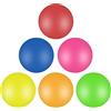 VIKSAUN 6 Pezzi Palloni da Spiaggia, Jump Ball Bouncy, Sostituzione Palle di Ricambio per Paddle Palline Extra per attività all'Aperto,Palline da Ping Pong Plastica Palline Colori Assortiti (6 Pezzi)