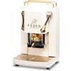 FABER COFFEE MACHINES | Modello Pro Mini Deluxe | Macchina caffe a cialde ese 44mm | | Pressacialda in ottone regolabile (PURE WHITE)