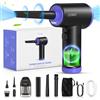 CLEVAST Elettrico Rimuovi Polvere Aria Compressa Senza Fili, 3 in 1 Bomboletta Aria Compressa 3 Velocità 110000RPM, Aria Compressa PC Air Duster Con luce LED Compressore Aria per Computer