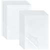 BENECREAT 100 Fogli A5 Fogli di Plastificazione PET, Pellicola Autoadesiva Opaca per Laminazione A Freddo, Adesivo Laminato Impermeabile Da 214x148 mm per Cartoline Poster per Pittura Fotografica