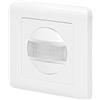 Miratic Sensore di Movimento da Incasso Interruttore Scatola Ø60 mm - 2 Fili 160° Portata: 9m Compatibile con LED: 5W-75W Regolazione TIME e LUX IP20