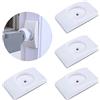 VEGCOO Confezione da 4 protezioni da parete per cancelli delle scale, estensione di sicurezza per cancelli, porte, neonati e animali domestici (bianco)