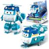Super Wings Shine Airplane Transformable Toy Robot Figure, Cartoon Transformable Robot, Giocattolo per bambini 3 4 5 6 7 8 Anni Ragazzo Ragazza - 12 cm