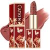 CATKIN Rossetto Opaco Colore Intenso, Lunga Durata, Idratante, Vegan, 3.2g