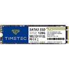 Timetec SSD 3D NAND TLC SATA III 6Gb/s M.2 2280 NGFF 64TBW Read Speed Up to 520MB/s SLC Cache Performance Boost Internal Solid State Drive for PC Computer Laptop and Desktop (128GB)