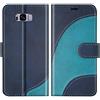 BoxTii Cover per Galaxy S8, Custodia in PU Pelle Portafoglio per Samsung Galaxy S8, Magnetica Cover a Libro con Slot per Schede, Blu