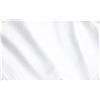 Runesol Bandiera bianca 90x150 cm, sfondo e occhielli bianchi, resistente intemperie e raggi UV, colori vivaci, da collezione