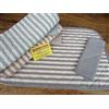Pago Poco NOVITA !!! Tovaglietta Americana Trapuntata con 1 tovagliolo Disegno LINEA RIGATO A STRISCIA Colori:Beige...Azzurro...Grigio ...MADE IN ITALY!!!!! (Azzurro)