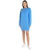 Tommy Hilfiger 1985 Mini CORPLOGO C-NK Drs LS WW0WW39793 Vestiti con Cappuccio, Blu (Blue Spell), XL Donna