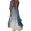 Cocila Vestiti Ragazza Sexy Vestito A Canotta Donna Lungo Vestito Donna Smanicato Abbigliamento Donna Abiti Eleganti Abito Donna Estivo Aderente Vestito da Donna Sexy (Blue, M)
