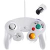 Beinhome Wired Gamecube Controller for Nintendo Wii Wii U,Classic Video Game Remote Joypad Gamepad Joystick Controller Compatible with Nitendo Gamecube/Wii Console,White