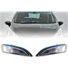 ROBUST CAR PARTS ROBUST, set di indicatori di direzione per specchietto laterale destro e sinistro per Ford B-Max 2012-2017 Fiesta VI Mk6 2008-2017, luce di direzione trasparente 8A6113B381AC 1748314