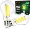 DiCUNO Lampadina LED E27 UltraEfficient Classe A, 5,3W=75W, 2700K, 2 Pezzi