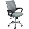 Milani Home sedia da ufficio ergonomica con poggiatesta e supporto lombare sedia da lavoro girevole regolabile