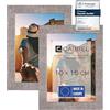 CABBEL confezione doppia (set di 2) cornice per foto 10x15 cm, Grigio (Calcestruzzo), robusta cornice in legno MDF, plexiglass