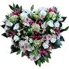 DRW Cuore di Fiori per Cimitero 55x45 cm