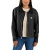 Carhartt Giacca da lavoro da donna Relaxed Fit Canvas Detroit, Nero , M