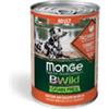 Monge BWild Grain Free bocconi di tacchino - 6 lattine da 400gr.