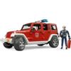 Bruder Jeep Wrangler Unlimited Rubicon Pompieri, Luci E Suono E Pompiere
