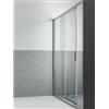Colacril EASY | Porta Doccia H200 Trasparente Anticalcare Scorrevole 6mm