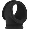 Sono No.48 Cockring with Ball Strap Black