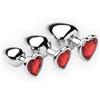Frisky Chrome Hearts 3-Piece Butt Plug Set