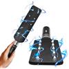 Zeus Electrosex E-Stim Spiked Paddle Black