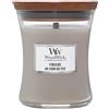 Woodwick Fireside Media ide Candela Profumata Vasetto