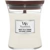 Woodwick White Tea & Jasmine Media Tea & Jasmine Candela Profumata Vasetto