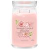 Yankee Candle Fresh Cut Roses Signature Grande Cut Roses Signature Candela Profumata Giara Signature
