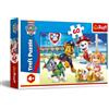 Trefl Paw Patrol, nel Mondo dei Cuccioli 60 Tessere-Puzzle Colorati con Personaggi delle Fiabe, Intrattenimento Creativo, Gioco per Bambini a Partire dai 4 Anni, Multicolore, 17392
