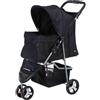 TRIXIE 28958 - Passeggino, Dimensioni: 47 × 100 × 80 cm, Nero