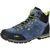 CMP Alcor 2.0 Mid Trekking Shoes Wp-3Q18577, Walking Shoe Uomo, B.Blue-Acido, 39 EU