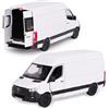 Toyland® 12 cm Pull Back & Go Die Cast Bianco Sprinter Van con porte apri e chiudi - Veicoli giocattolo - Scala 1:48