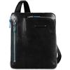Piquadro Borsello Porta iPad/iPad®Air, Doppia Tasca Frontale Blue Square